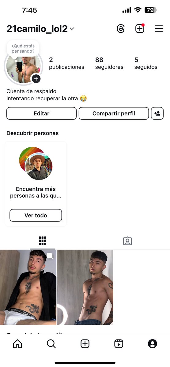 Esta es mi nueva cuenta de Ig,mientras intento recuperar la otra 
Síganme en esta 🔥🔥
👇🏻👇🏻👇🏻
instagram.com/21camilo_lol2?…