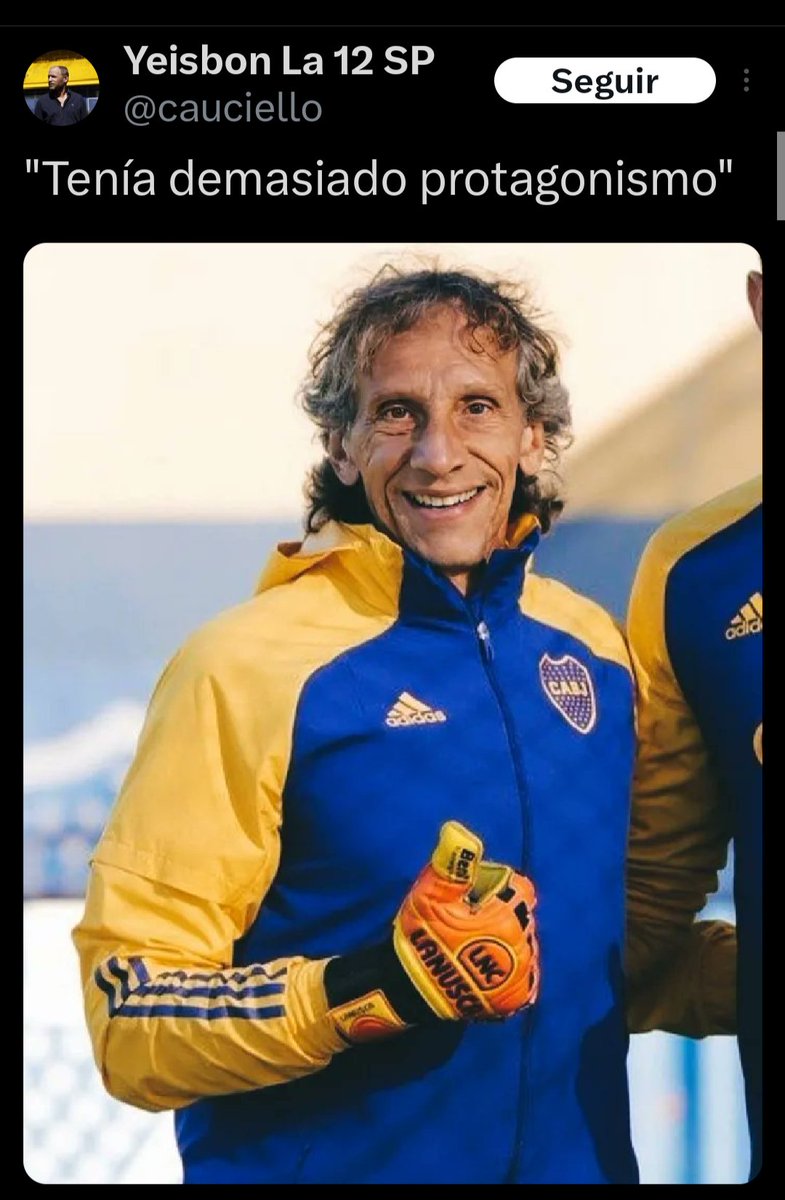 Inventaron que lo echaron porque OPACABA al presidente del club. Nunca han tenido moral alguna, nadie.