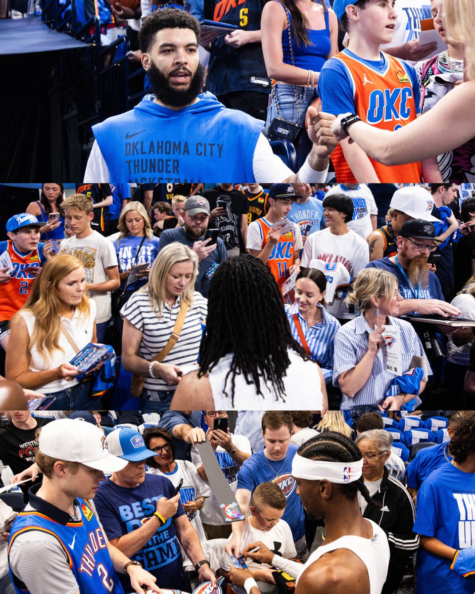 Vibes are immaculate in OKC 💙🧡