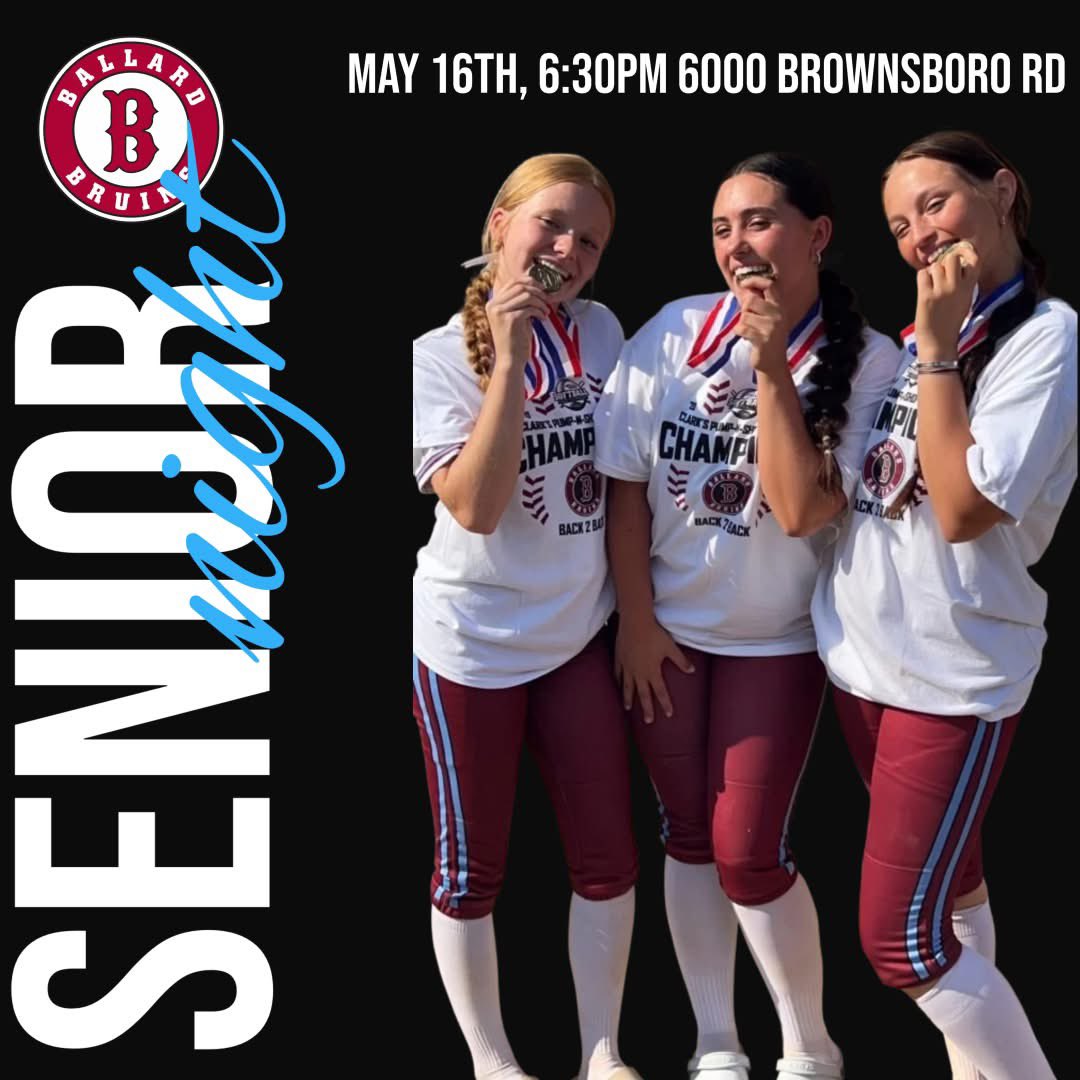 Mark your calendar!!! #BruinNation #classof2025 #seniornight2025 🥎🎉