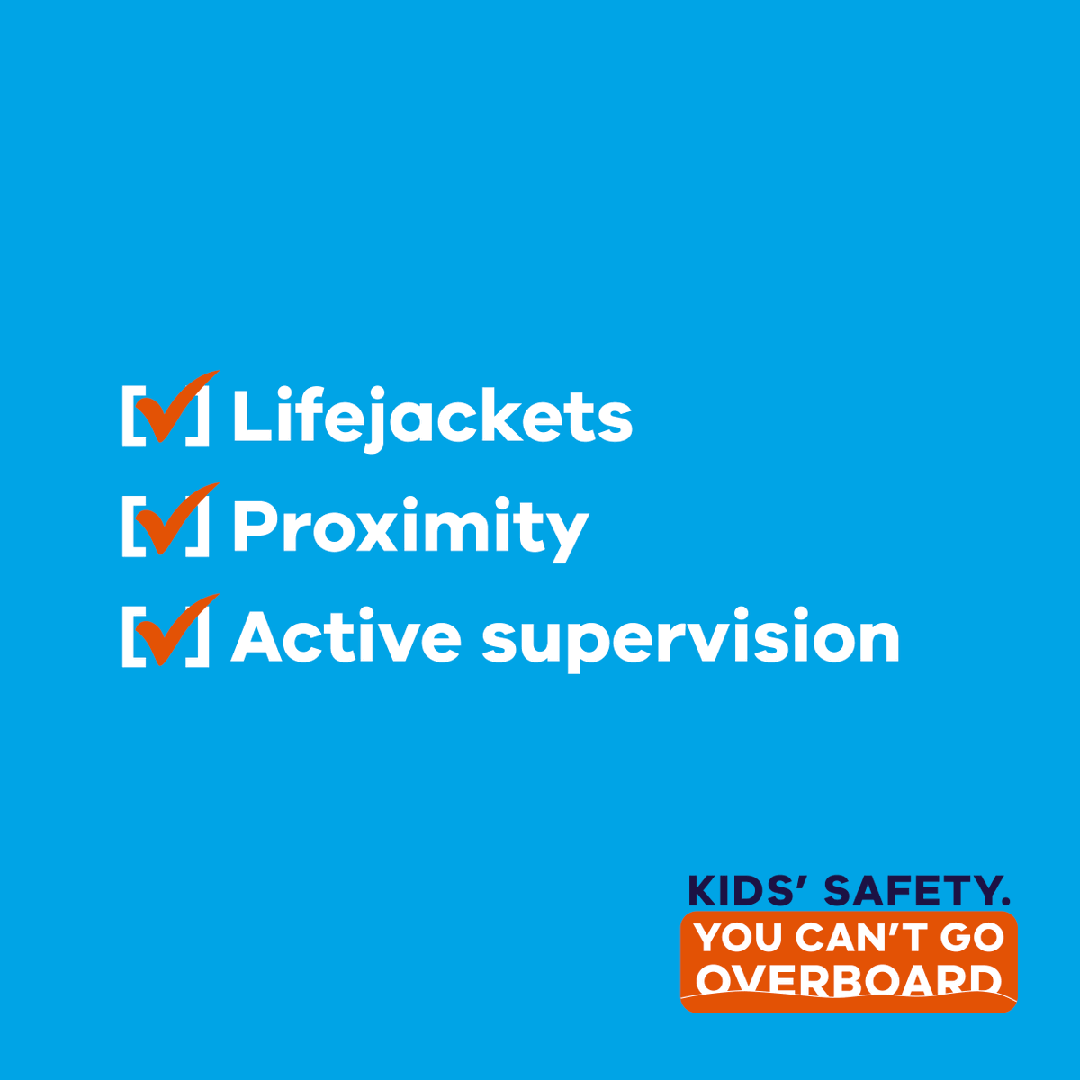 Before you're on the water, ask yourself:
✅ Are the kids’ lifejackets fitted correctly?
✅ Can I stay within arm’s reach of young children?
✅ Am I ready to supervise actively?

If the answer is YES to all 3, you’re set for a safe day!

More: go.vic.gov.au/3Xsb7p5