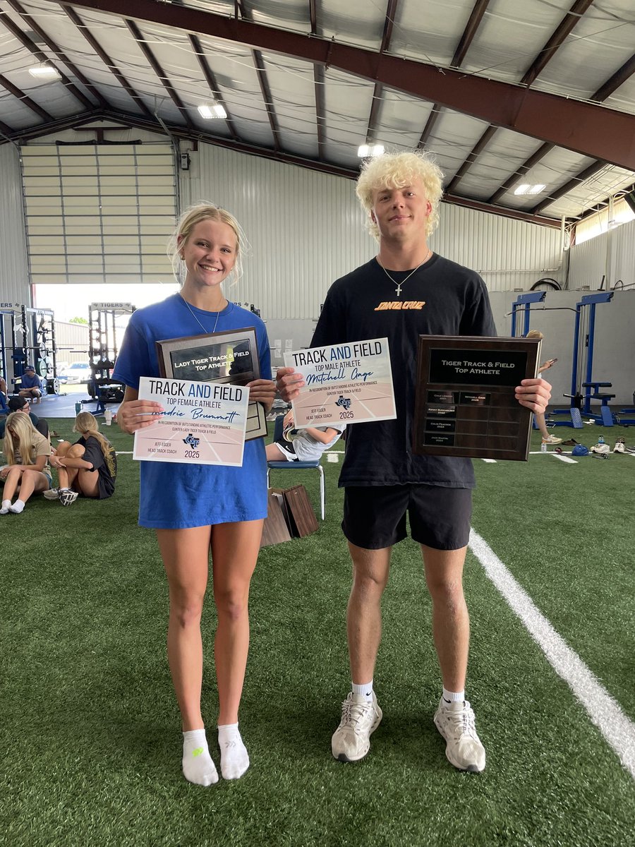 GunterTrack's tweet image. Finished up the ‘25 HS Track &amp;amp; Field season today with our end of year party! 

Bright future ahead for this program! 

It takes what it takes! 

#TPW
#243