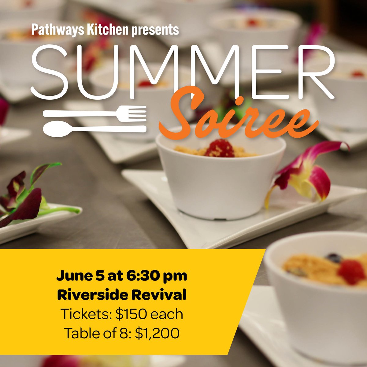 pathwayskitchen's tweet image. There's still time to get tickets to Pathways Kitchen's Summer Soiree! 🥂🍽️ pathwayskitchen.org/events/summers…
