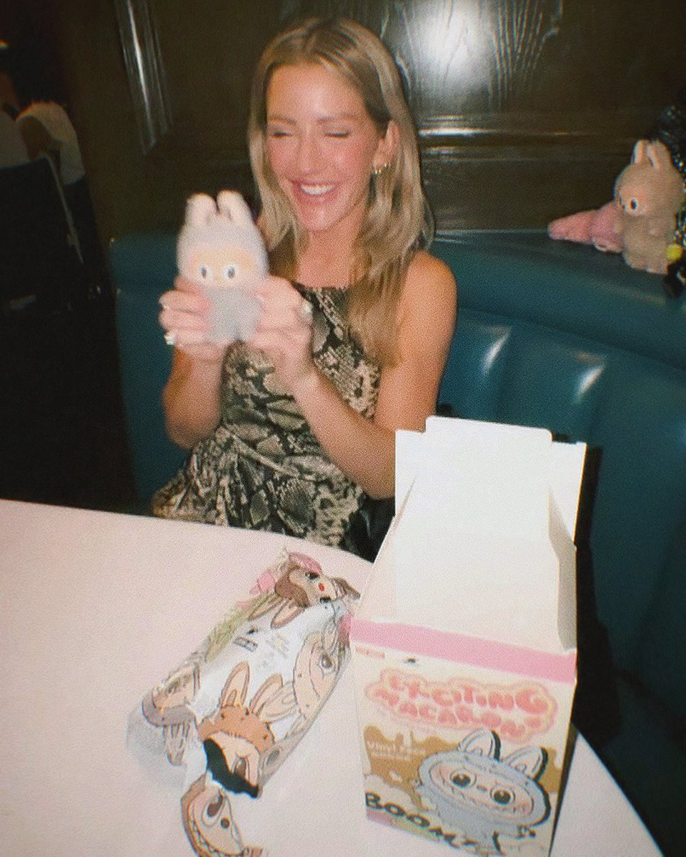 just a gal with her labubu