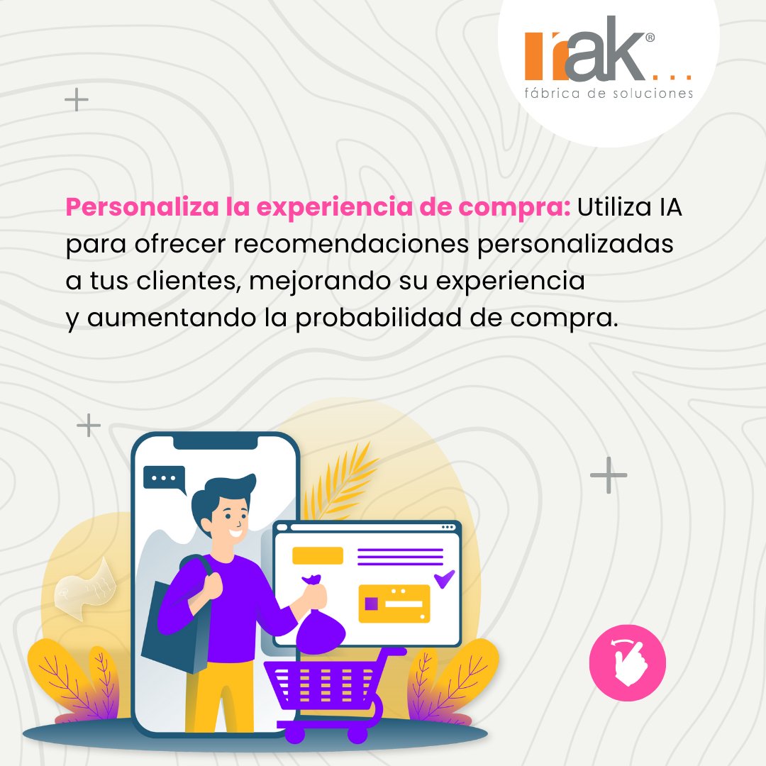 fabricarak's tweet photo. La inteligencia artificial está transformando el ecommerce. Desde recomendaciones personalizadas hasta chatbots, la IA mejora la experiencia del cliente, optimiza las conversiones y aumenta las ventas.��
#Ecommerce #InteligenciaArtificial #RecomendacionesPersonalizadas #Chatbots https://t.co/6OeIQ9VGDx