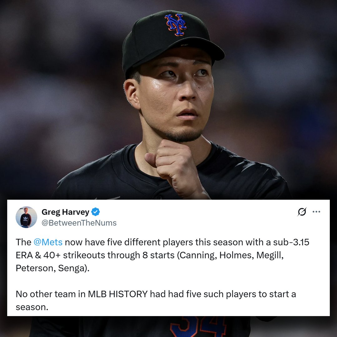 MetsMuse's tweet image. HISTORY for the New York Mets. @BetweenTheNums