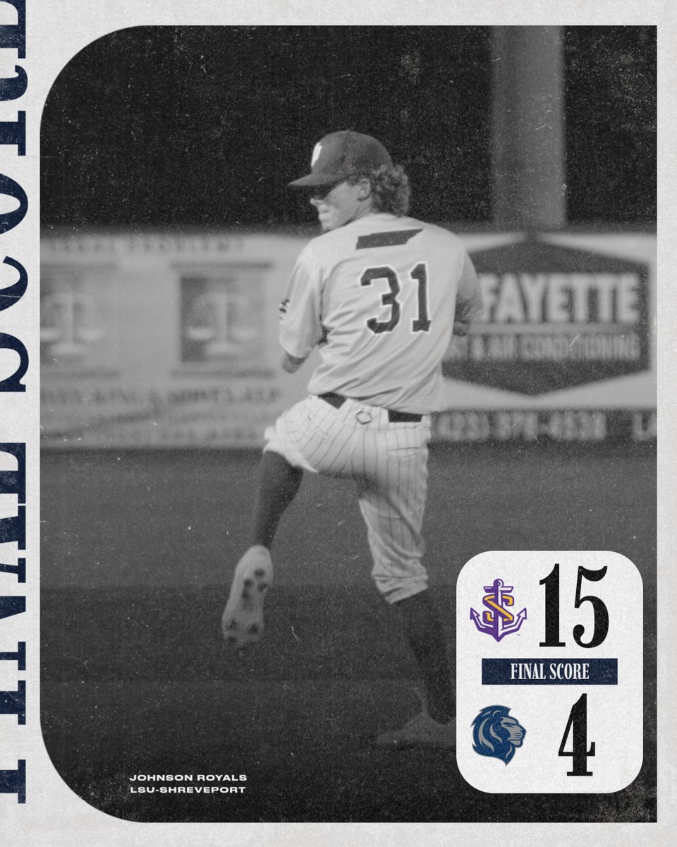 Final from Shreveport.

We will play tomorrow to keep our postseason run alive.

#RaiseTheRoar | #ForTheU