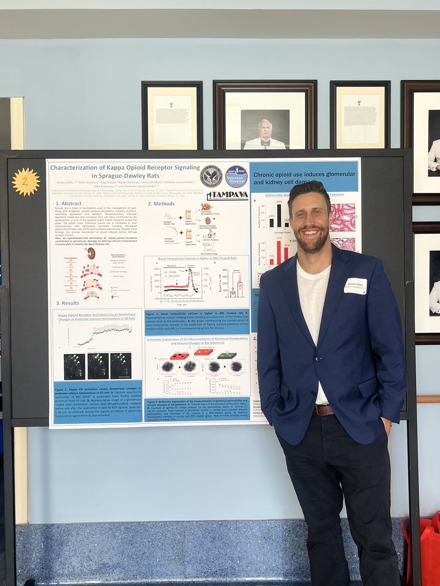 steven_didik12's tweet image. Excited to take home one of the top posters last week for our groups work on opioids at VA research day 2025!