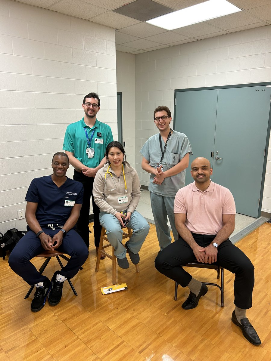 BCMOrtho's tweet image. Our team was out in full force at @AwtyAthletics! Sports Medicine specialist @DrPhilWilliams and PGY-3 residents Dr. Abdullah Ghali, Dr. Umar Ghilzai, Dr. Eileen Phan, and Dr. Brent Price completed over 100 physicals for student-athletes.