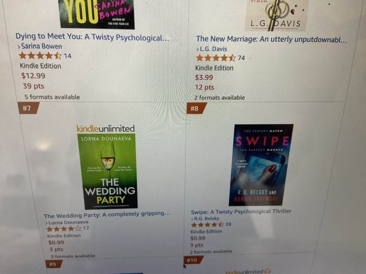 Dick Belsky (@dickbel) on Twitter photo Wow, look at this! We're #8 today in new release domestic thrillers with SWIPE, co-authored by Bonnie Traymore and me. Just $.99 on Kindle right now so grab it at that price while you can...<a href="/NaliniAkolekar/">Nalini Akolekar</a> <a href="/levelbestbooks/">Level Best Books</a> <a href="/partnersincr1me/">PartnersInCrimeTours</a> <a href="/oceanviewpub/">Oceanview Publishing</a> <a href="/bookouture/">bookouture</a> Wow, look at this! We're #8 today in new release domestic thrillers with SWIPE, co-authored by Bonnie Traymore and me. Just $.99 on Kindle right now so grab it at that price while you can...<a href="/NaliniAkolekar/">Nalini Akolekar</a> <a href="/levelbestbooks/">Level Best Books</a> <a href="/partnersincr1me/">PartnersInCrimeTours</a> <a href="/oceanviewpub/">Oceanview Publishing</a> <a href="/bookouture/">bookouture</a>