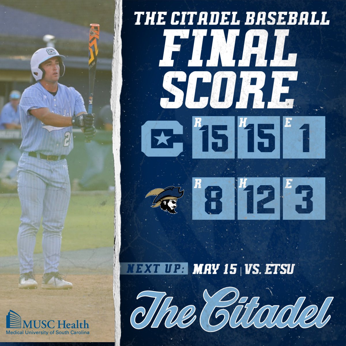 BULLDOGS WIN!!!

Travis Elliott records two home runs and seven RBIs in a 15-8 victory against Charleston Southern!

#jOURney