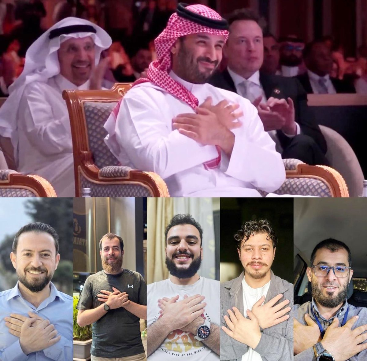 The Saudi Prince made one little gesture to show appreciation for Trump, and now everyone in the country is using it as a symbol to show gratitude.