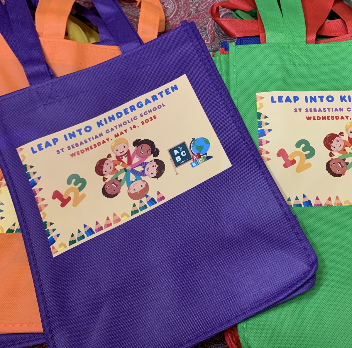 A labour of love 💕 my #leapintolearning bags <a href="/TCDSB_RDAddario/">Robert D’Addario</a> <a href="/TCDSB/">Toronto Catholic District School Board</a> are ready to be filled with goodies for tomorrow <a href="/ZebbyMartins/">Zebby Martins</a> and we are ready to welcome our newest little humans for #September2025