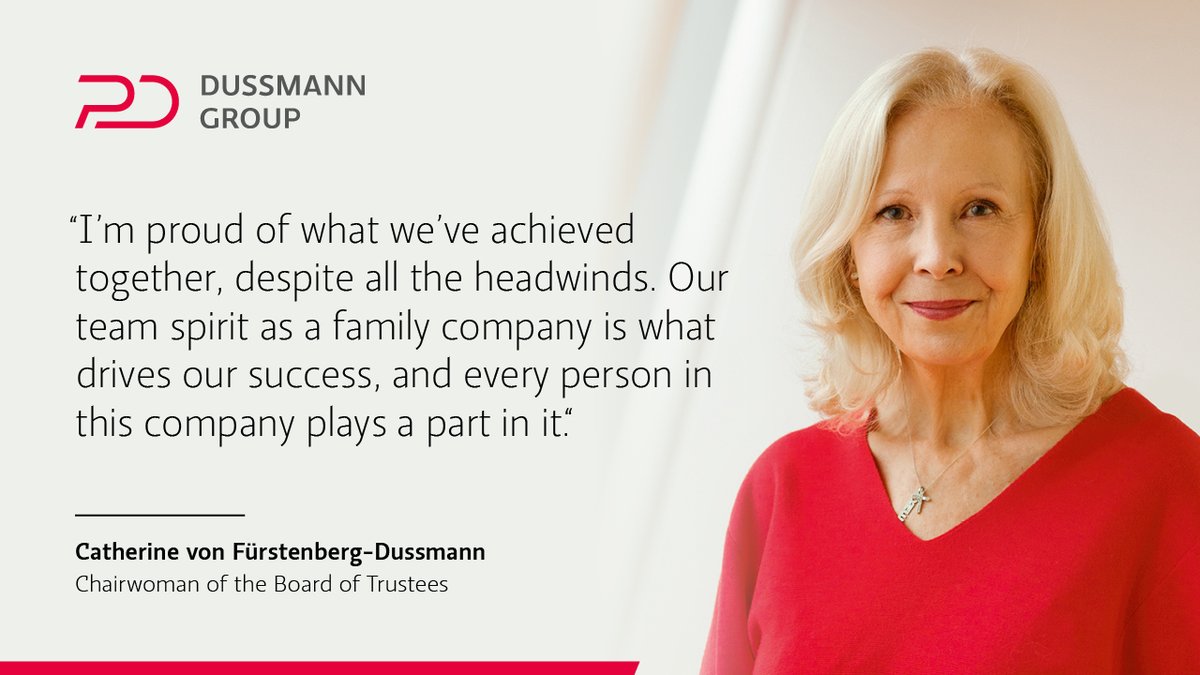 🚀 Catherine von Fürstenberg-Dussmann thanks all employees of Dussmann Group for their contribution to another year with record sales. She emphasizes the team spirit that drives our success in all business divisions in 21 countries.