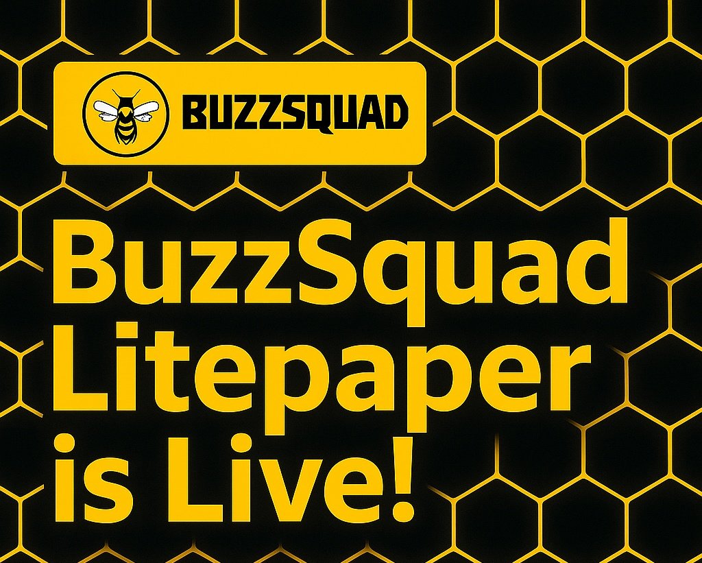 BuzzSquad3's tweet image. We’re more than buzzed to finally share our Litepaper with you!
Get reading.
Get to know BuzzSquad.