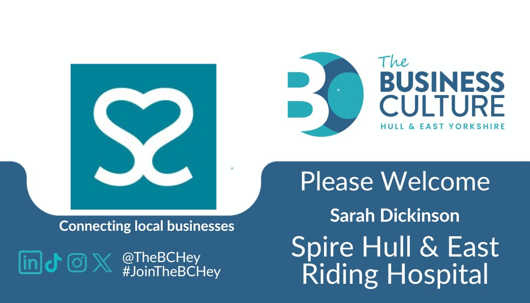 🤝 NEW MEMBER WELCOME!
We’re excited to welcome @Spirehull Healthcare to <a href="/TheBCHEY/">The Business Culture HEY</a> 
Spire is one of the UK’s top independent healthcare providers, with hospitals and clinics nationwide.

Welcome to the community! 👏
Benefits of joining below

thebusinessculture.co.uk/hey/join-us/
#Hull