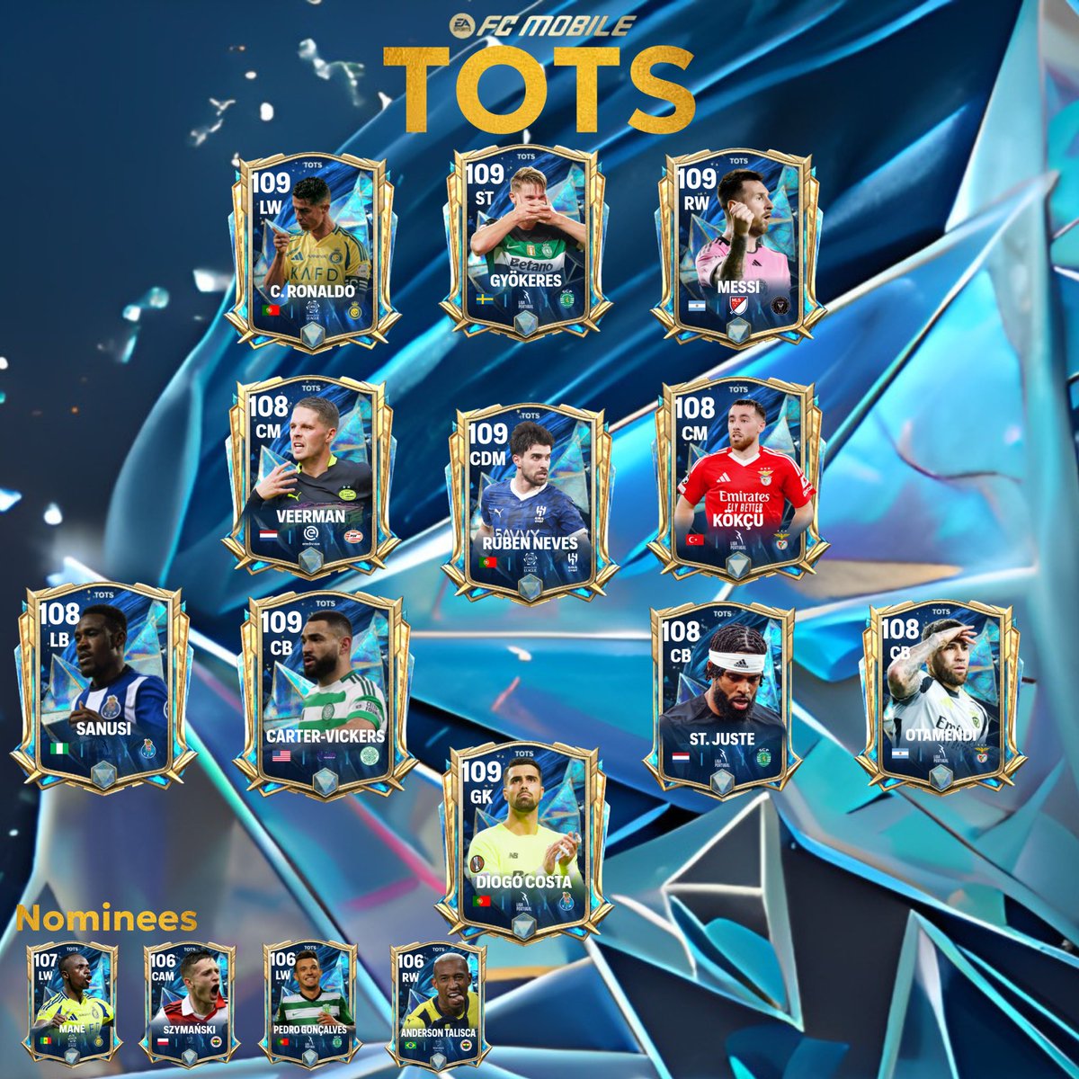 Beastlyeafc's tweet image. TOTS REST OF THE WORLD Concept 🦸🎨
By @Beastlyeafc and @raghav_top 🔥🤝
Are you excited 👀 

👉 What other cards you would like to see❓ 

🙃Follow and RT is greatly appreciated 🔥💹

Comment below if I missed any and who is your favourite 👇

DO you think EA will add these…
