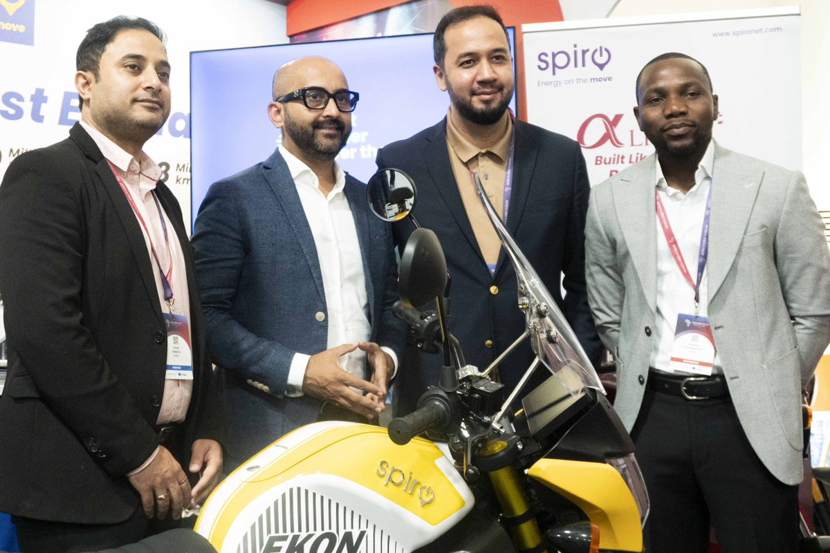spirokenya's tweet image. Test rides &amp;amp; powerful conversations. Day 2 at the Africa CEO Forum was high on energy after previous day's epic launch with @davido .

Big moves. Bold ideas. The future of mobility is happening NOW and Spiro is at the center of it.

#SpiroOnTheMove #AfricaCEOForum #ElectricAfrica