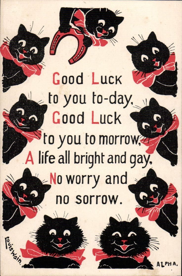 'Good Luck to You To-Day'
