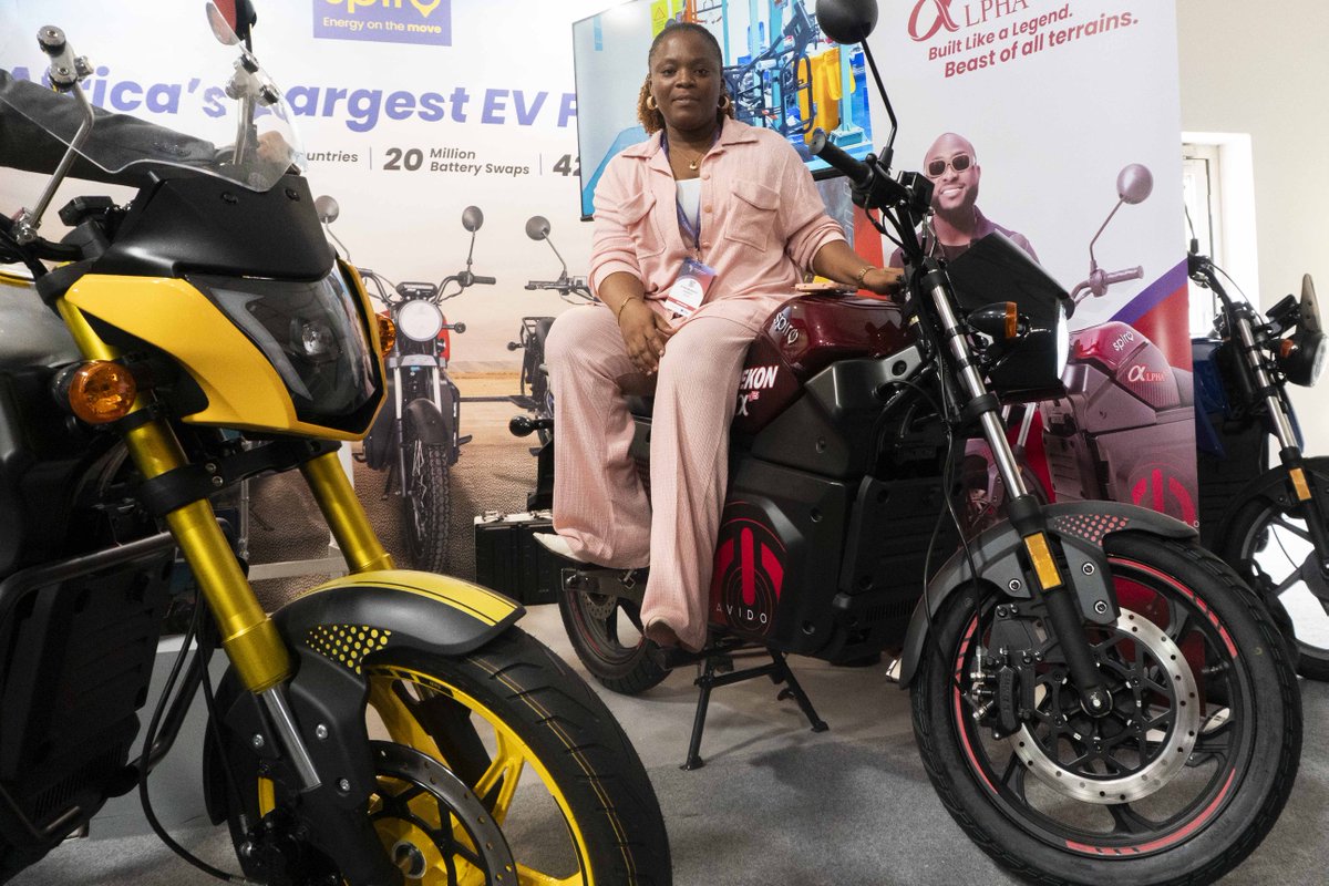 spirokenya's tweet image. Test rides &amp;amp; powerful conversations. Day 2 at the Africa CEO Forum was high on energy after previous day's epic launch with @davido .

Big moves. Bold ideas. The future of mobility is happening NOW and Spiro is at the center of it.

#SpiroOnTheMove #AfricaCEOForum #ElectricAfrica