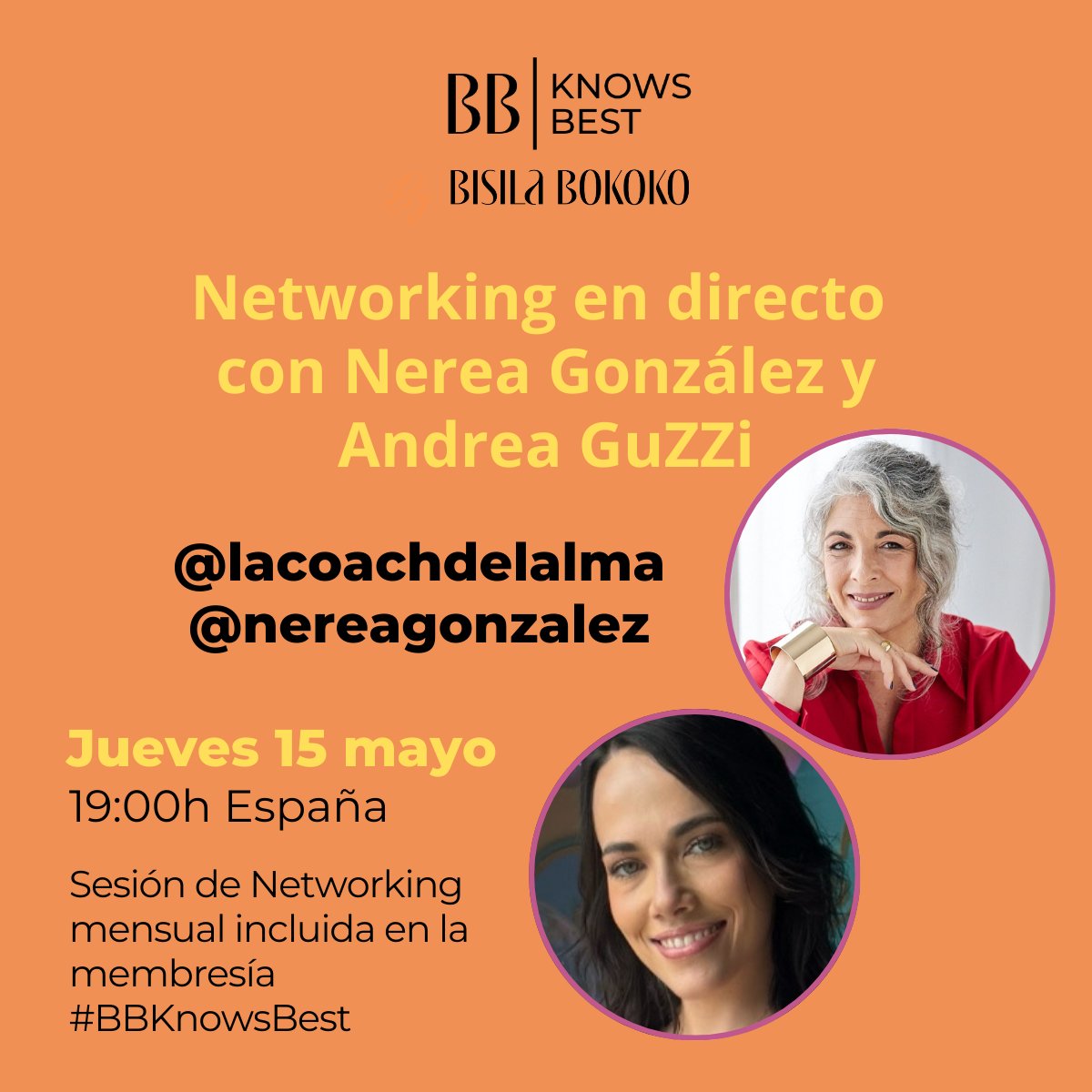 ¡Networking mensual!

Comparte ideas, abre puertas y crea alianzas que impulsen tu crecimiento profesional y personal 🚀

¡Inscríbete ahora y construye el futuro que mereces! 🌟

🔗 loom.ly/Fv3LpAE