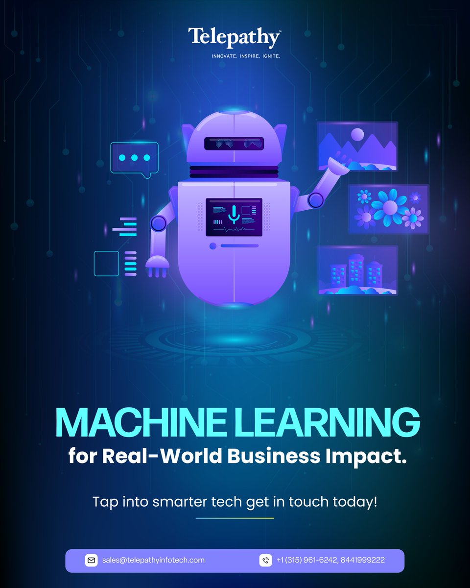 Telepathysocial's tweet image. Real Results with Machine Learning

Cut costs, boost performance, and stay ahead
our custom ML models deliver where it matters.

Let’s build smarter.

#MachineLearning #MLForBusiness #DataDrivenDecisions #AIPowered #BusinessInnovation #PredictiveAnalytics #SmartTech #Telepathy