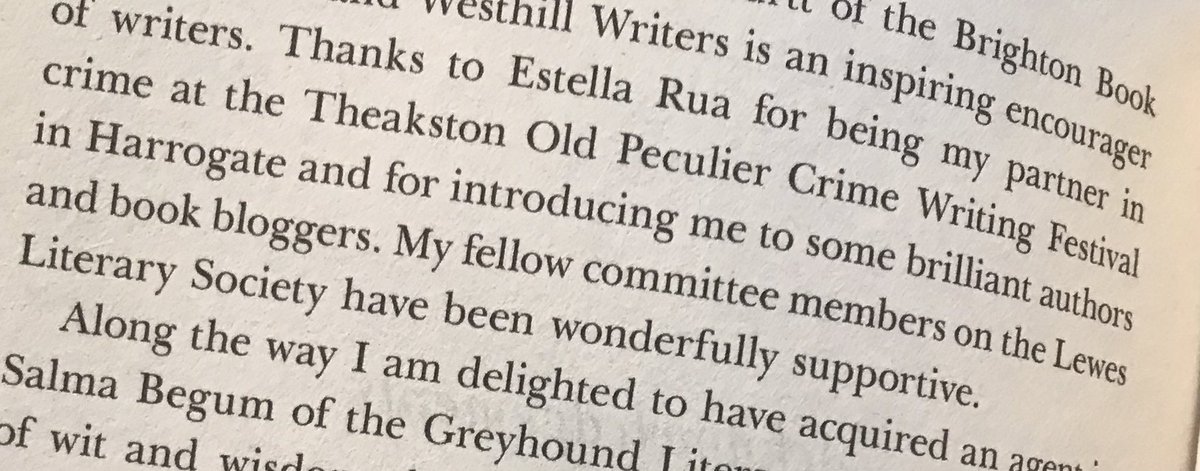 Estella Rua (@estella_rua) on Twitter photo So chuffed to find my name in the acknowledgments for A LETHAL
COCKTAIL by <a href="/ciarbyrne/">Ciar Byrne</a> - the second in her cosy crime series starring Virginia Woolf and Vanessa Bell - out next week! So chuffed to find my name in the acknowledgments for A LETHAL
COCKTAIL by <a href="/ciarbyrne/">Ciar Byrne</a> - the second in her cosy crime series starring Virginia Woolf and Vanessa Bell - out next week!