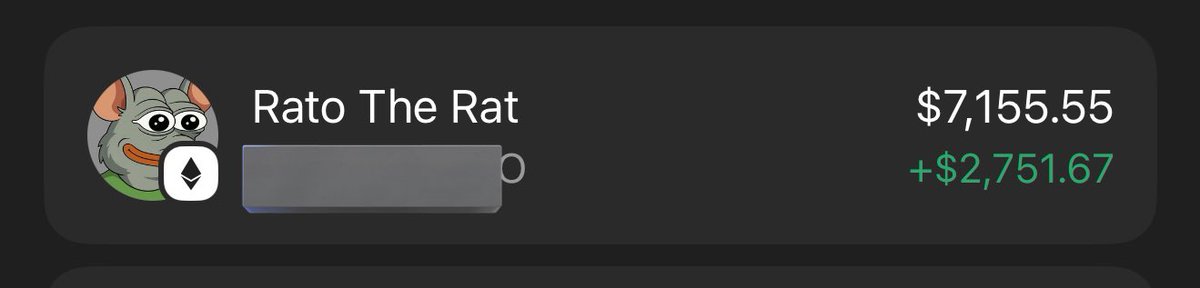 My eth play is $rato
Giving me #Pepe vibes 
Send it to a billion