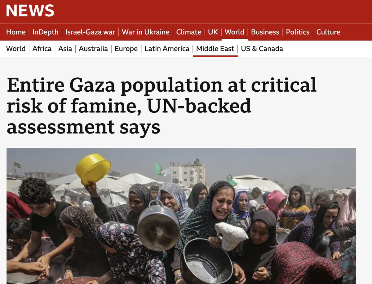 GAZA:

👇The world cannot watch this unfold and do nothing.

We have an obligation to act.