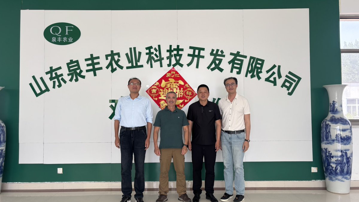 Gustavomaddonni's tweet image. Visita a Quanfeng Company of Agricultural S&amp;amp;T, Shandong Province. Una región con excelentes condiciones para el cultivo de trigo pero con limitaciones por el estrés térmico en maíz. Posible colaboración en este tema.