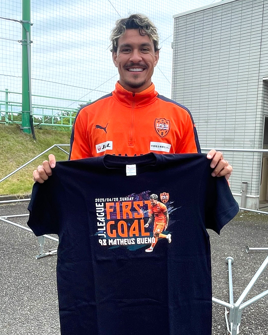 清水エスパルス　マテウス・ブエノ　イケメン総選挙アクリルキーホルダー　缶バッジ 清水エスパルス マテウス・ブエノ イケメン総選挙アクリル