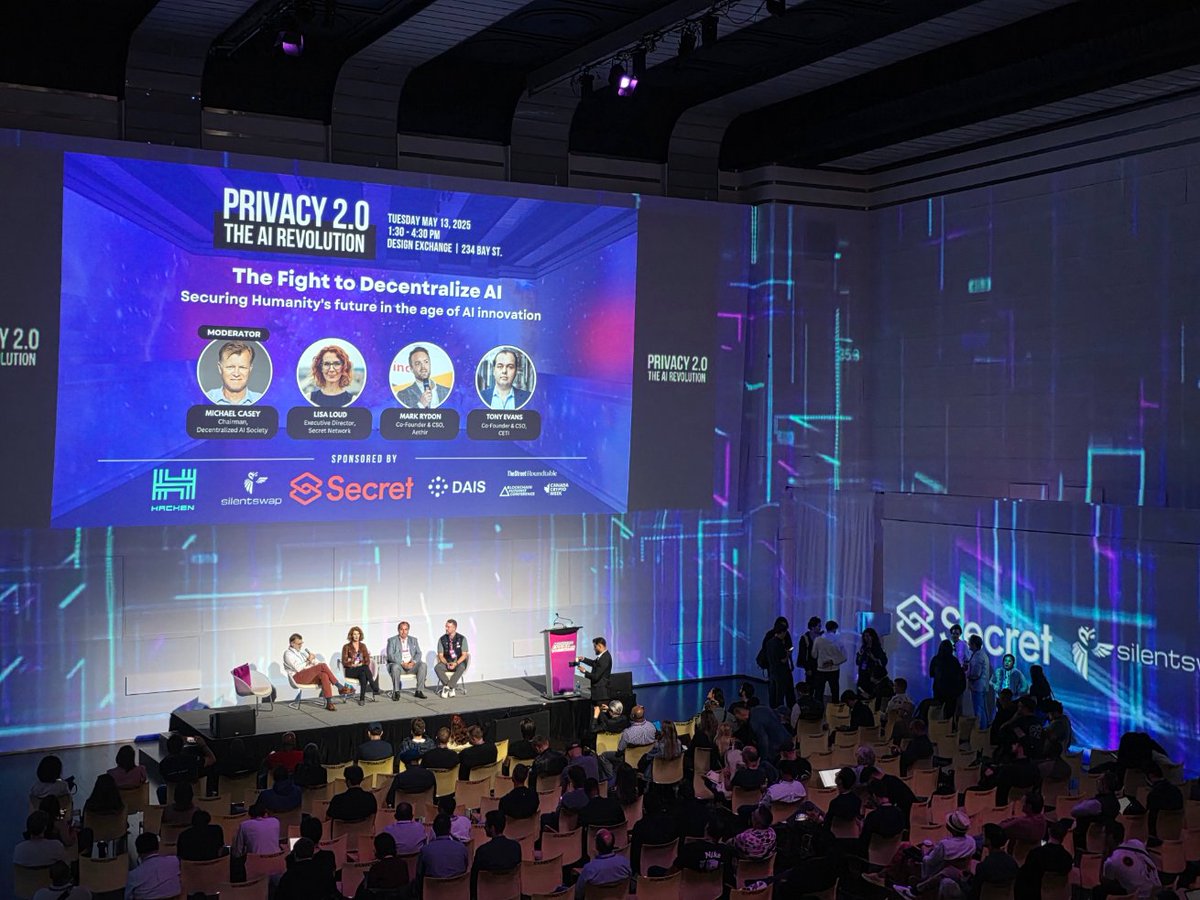 Murad's BTC | Web3 (@muradsbtc) on Twitter photo As Privacy 2.0: AI Revolution concludes, we’re reminded of AI’s privacy challenges and the solutions emerging to meet them.
A huge thanks to <a href="/SecretNetwork/">Secret Network</a> for their pioneering work in privacy-first blockchain tech, empowering projects like <a href="/SilentSwapcom/">SilentSwap.com</a> and <a href="/wunder_social/">Wunder</a> to As Privacy 2.0: AI Revolution concludes, we’re reminded of AI’s privacy challenges and the solutions emerging to meet them.
A huge thanks to <a href="/SecretNetwork/">Secret Network</a> for their pioneering work in privacy-first blockchain tech, empowering projects like <a href="/SilentSwapcom/">SilentSwap.com</a> and <a href="/wunder_social/">Wunder</a> to