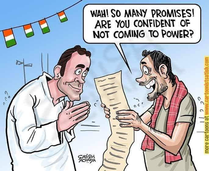 Eagleeye47's tweet image. This is what the common Indian thinks of the #CongressParty &amp;amp; it's false #PollPromises .. 

#StateElection 
#StatePolls