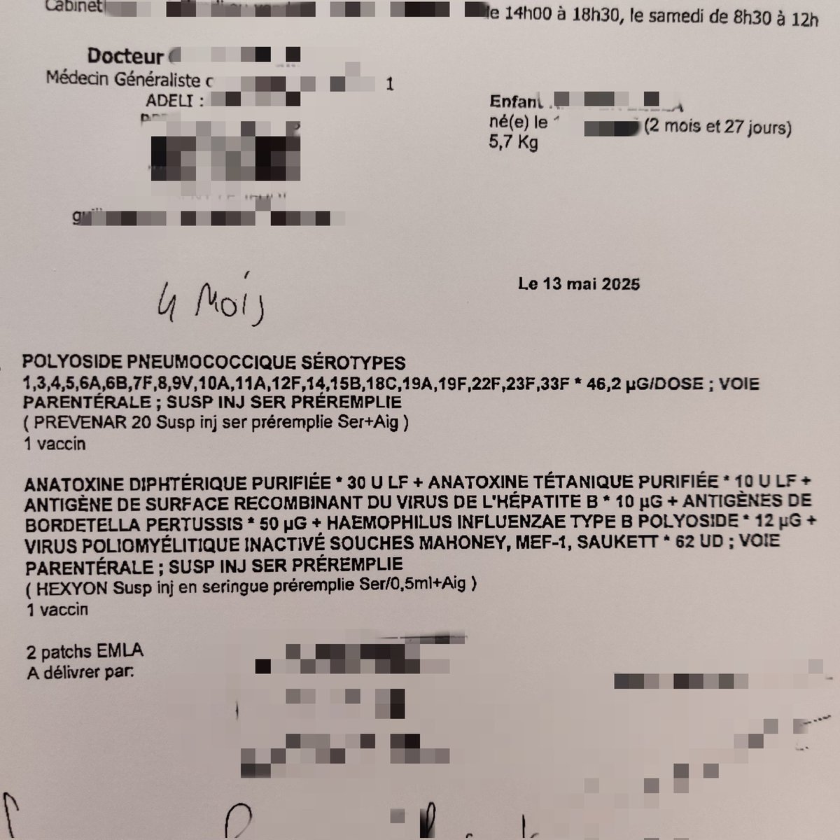 TREIZE ou QUINZE (vaxneuvance) 
Mais pas VINGT 
sinon c'est pas remboursé.....
Et c'est un poil cher....
Alors faut expliquer à la Mamoune 
 . .#toussa.....le calendrier vaccinal...#toussa ..... c'est autorisé....#toussa....mais pas pris en charge......#fatigue
..
#relisezVous !