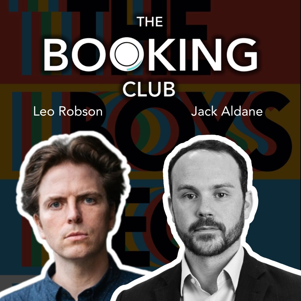 The Booking Club (@bookingclubpod) on Twitter photo 🚨 NEW EPISODE!
Listen now to <a href="/leorobsonwriter/">Leo Robson</a> and <a href="/jackaldane/">Jack Aldane</a> discuss Leo’s first novel 📚 The Boys 📚 at his chosen spot Jincheng Alley on New Oxford Street.
<a href="/QuercusBooks/">Quercus Books</a>
🔗 podcasts.apple.com/gb/podcast/the…
🔗 open.spotify.com/episode/6FlKov…
🔗 shows.acast.com/5eb2ec99ca791f… 🚨 NEW EPISODE!
Listen now to <a href="/leorobsonwriter/">Leo Robson</a> and <a href="/jackaldane/">Jack Aldane</a> discuss Leo’s first novel 📚 The Boys 📚 at his chosen spot Jincheng Alley on New Oxford Street.
<a href="/QuercusBooks/">Quercus Books</a>
🔗 podcasts.apple.com/gb/podcast/the…
🔗 open.spotify.com/episode/6FlKov…
🔗 shows.acast.com/5eb2ec99ca791f…
