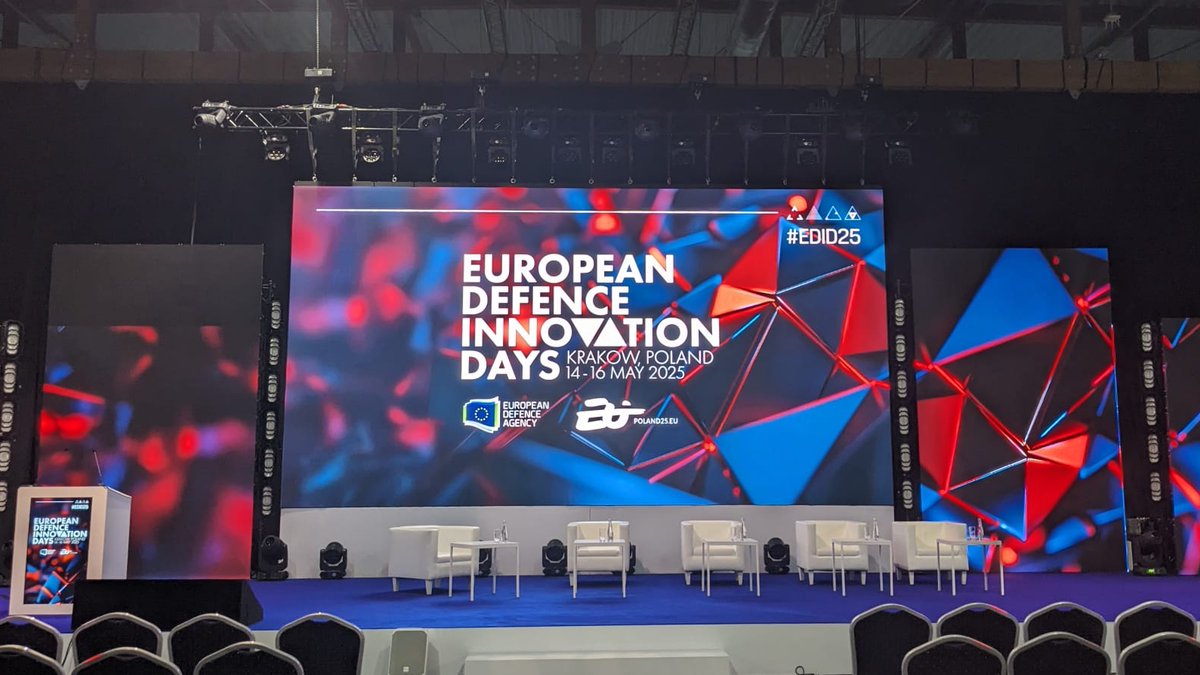European Defence Agency (@eudefenceagency) on Twitter photo Ready for the European Defence Innovation Days 2025 in Krakow, Poland, organised by the <a href="/EUDefenceAgency/">European Defence Agency</a> together with <a href="/POLAND25EU/">Polish presidency of the Council of the EU</a> 🇵🇱
👉 Stay tuned for today's live updates!
#EDID25 Ready for the European Defence Innovation Days 2025 in Krakow, Poland, organised by the <a href="/EUDefenceAgency/">European Defence Agency</a> together with <a href="/POLAND25EU/">Polish presidency of the Council of the EU</a> 🇵🇱
👉 Stay tuned for today's live updates!
#EDID25