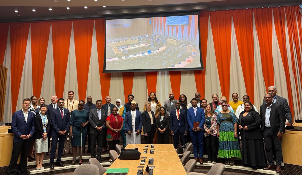 Wrapping up the SIDS Civil Society Forum at the UN 🇺🇳 🇺🇸 (May 12–13).

Two days of powerful exchanges to strengthen civil society’s role in the ABAS agenda.

One united voice for a resilient, fair, and sustainable future for our islands.

#SIDS #UN #ABAS2025 <a href="/UN/">United Nations</a> <a href="/GlobalGoalsUN/">Global Goals</a>