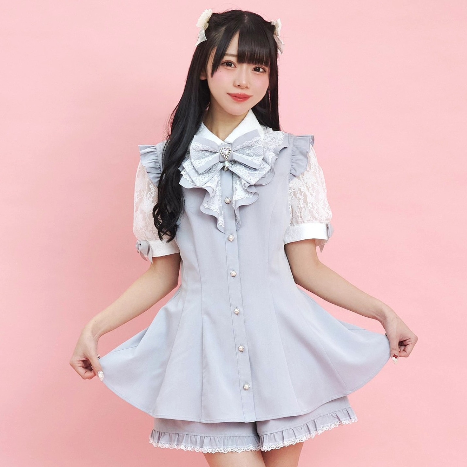 シークレットハニー Secret Honey ハート透かしニット