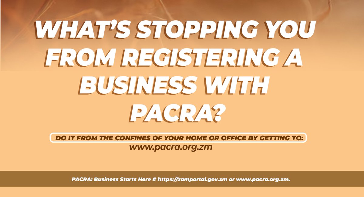 PACRA ZAMBIA tweet media