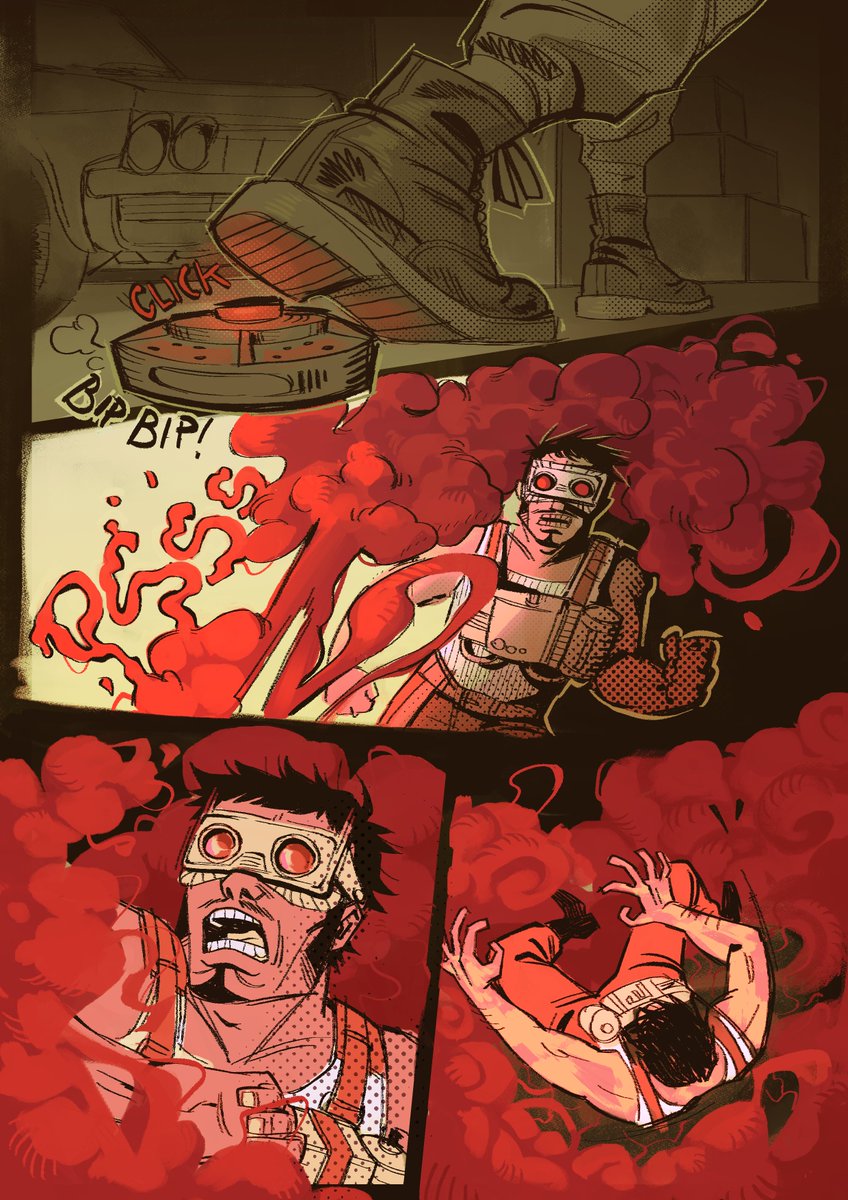 fleshcube2000's tweet image. finally finished this guy getting psychosis for a uni work (he is getting swallowed by the g4y f4rt)
#outlasttrials