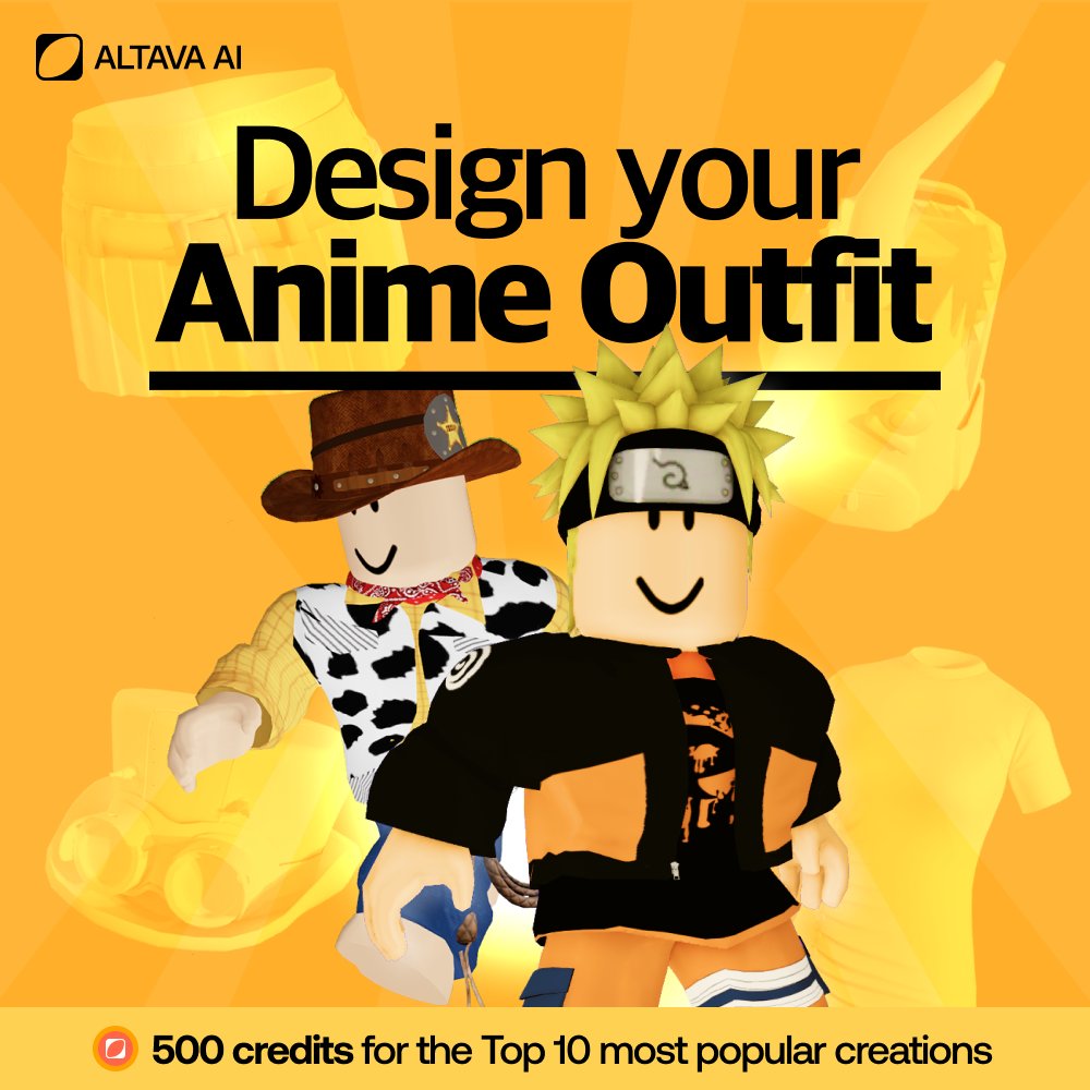 Altava_ai's tweet image. Who is your No. 1 anime character?
Make their outfit on ALTAVA.AI and wear it in Roblox! ⚔️✨
- Design unique UGC for Roblox
- Choose from hundreds of free templates
- Create easily and quickly with AI
Turn your all-time favorite character into your own UGC…