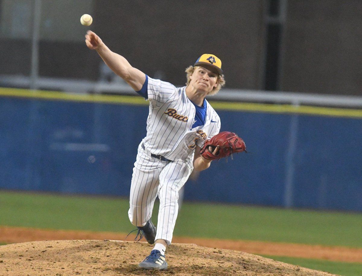 Congrats to <a href="/LaneyBucsBSB/">Laney Baseball</a> 2-way standout <a href="/ZiermannTj/">TJ Ziermann</a> for committing to UNCW! Looking forward to covering the remainder of your high school career before watching you in a Seahawks uniform!