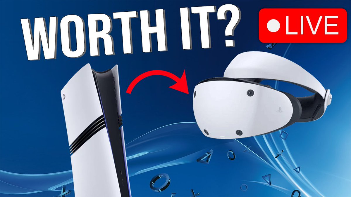 WE LIVE!! PS5 PRO PSVR2 Stress Test. Trying out a bunch of enhanced games for PSVR2. 

Link: linktw.in/XvULOO