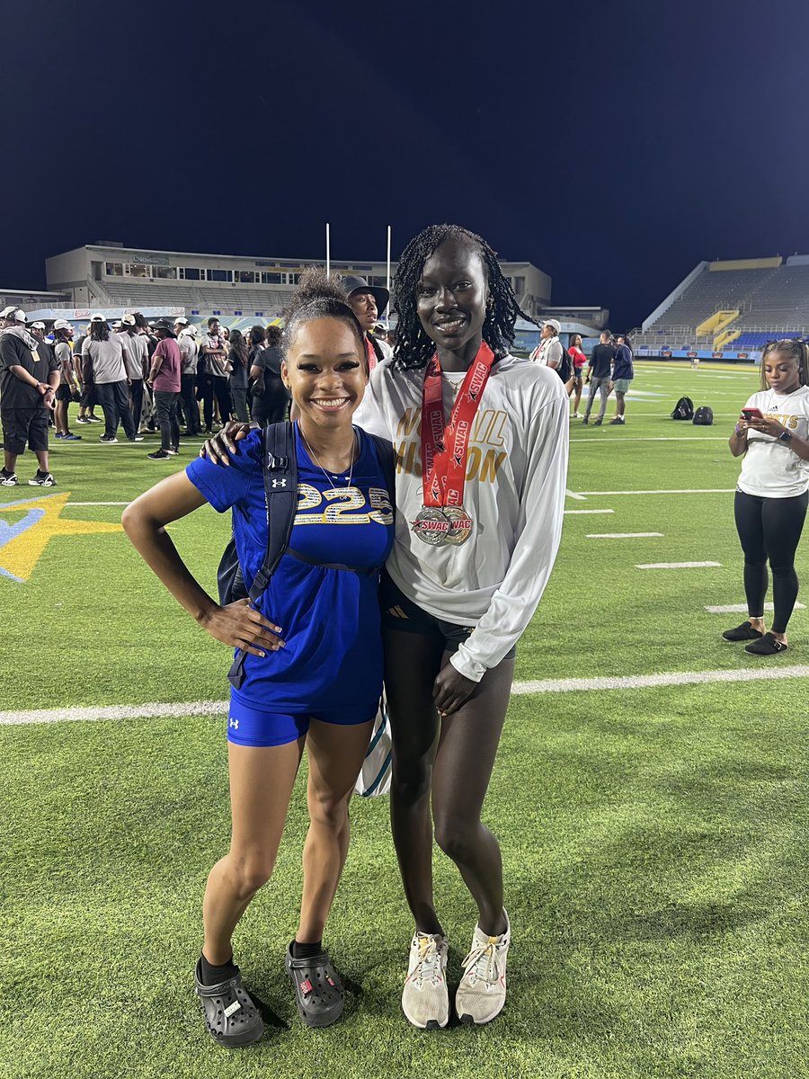 RidgeKids (Yahria B. / Ann B.) at the 2025 SWAC Outdoor Track &amp; Field Championships.🥇🥈🥉#Excellence #Proverbs16:3
