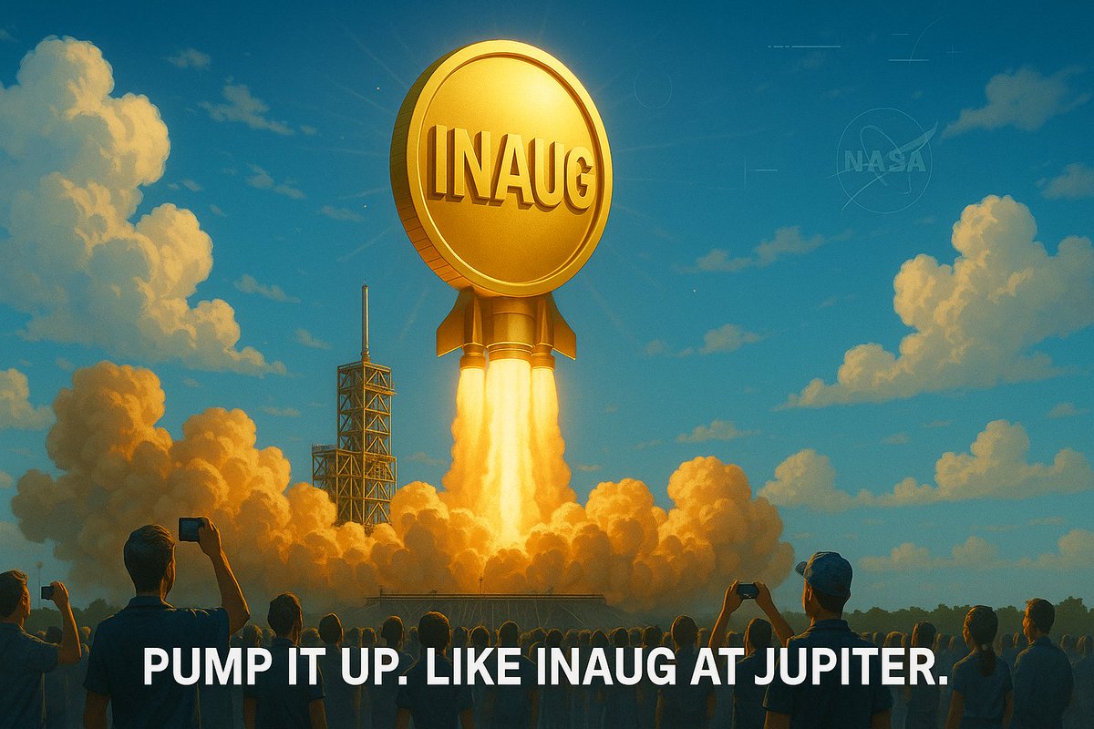 makecrypto4304's tweet photo. 🚀 We’re ready for liftoff — but we need YOU to fuel the mission.
💬 Smash that LIKE button on Jupiter & help $INAUG get VERIFIED:
👉 https://t.co/cfDmLgwkov
📸 Screenshot your LIKE & tag 3 friends who believe in meme coin rockets.
Let’s pump it all the way up 💛
#INAUG #Solana #JupiterDEX #CryptoLaunch #Web3 #VerifiedSoon #MemeCoin