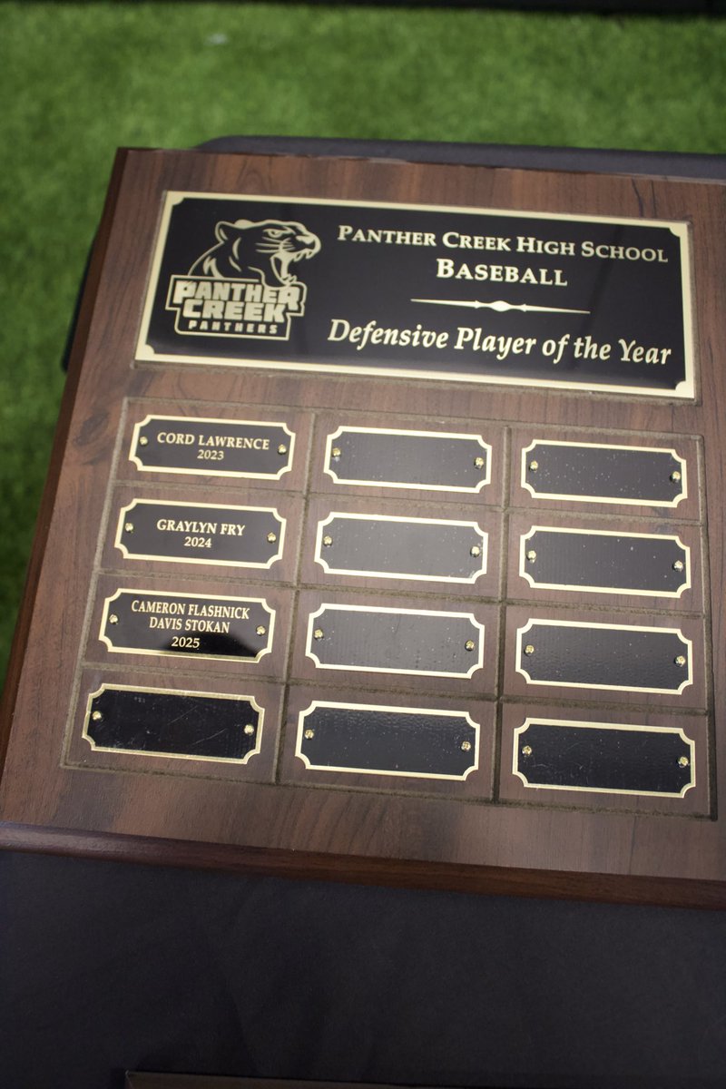 Davis Stokan (@stokandavis) on Twitter photo Honored to be named First Team All-District third baseman and <a href="/PantherCreekBsb/">Panther Creek Baseball</a> Co-Defensive Player of the Year.
Still work to do though. Happy to still be alive in the playoffs. Honored to be named First Team All-District third baseman and <a href="/PantherCreekBsb/">Panther Creek Baseball</a> Co-Defensive Player of the Year.
Still work to do though. Happy to still be alive in the playoffs.