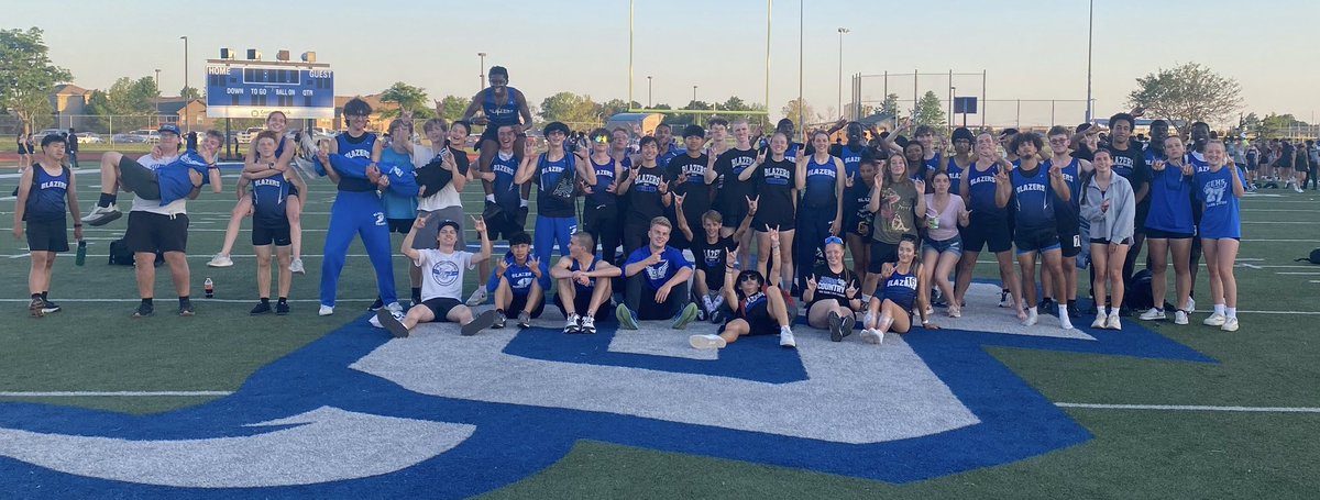 Blazers Boys are Champs &amp; Girls Runner-Up at the JV Sunflower 🌻 League Championships hosted by GEHS. Pretty sweet to compete so well at home to finish the season. Congrats to <a href="/millvalleytrack/">Mill Valley Track/XC</a> for winning the Girls team title. 🤝 <a href="/GEHSAthletics/">Gardner Edgerton Trailblazer Athletics</a>