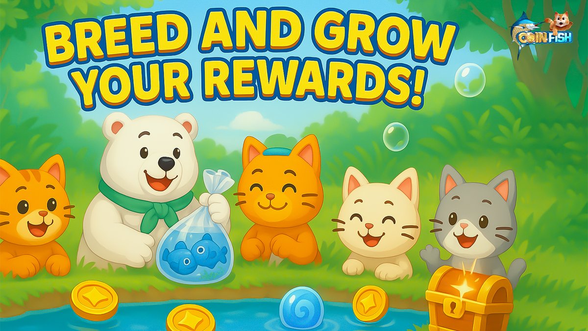 DeFishingGame's tweet photo. Ready to breed new fish and grow your rewards? ๐ป๐ฑ Dive into Coinfish and start earning now! ๐๐
#Coinfish #FishPond #PlayToEarn https://t.co/1rYozujR17