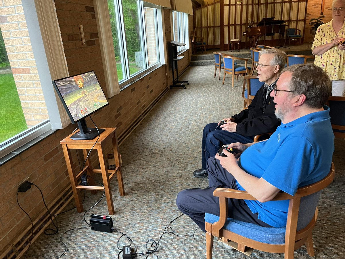 Thank you to Timbercrest Senior Living Community for inviting us out to talk about our esports program!!