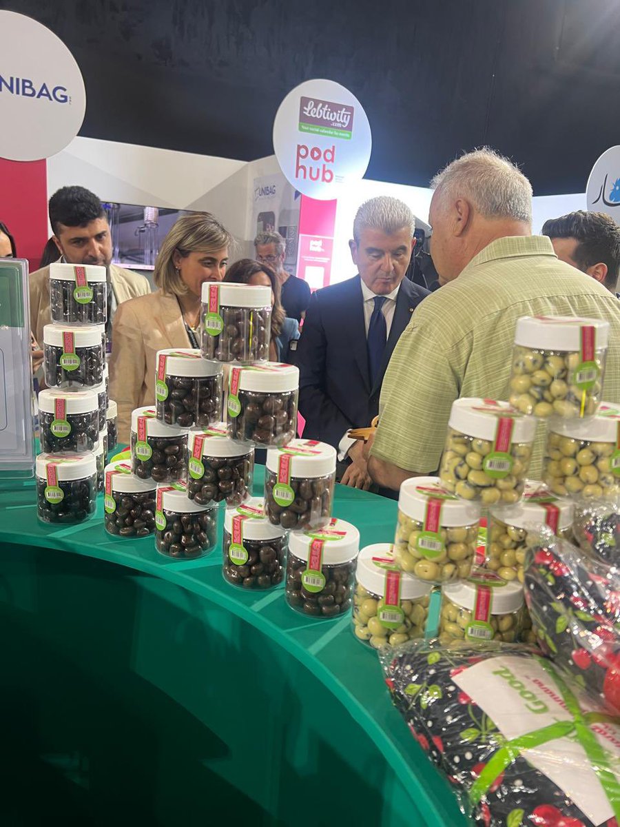 elieboukhaled's tweet image. Innovation Meets Sweet Success! 
We were absolutely thrilled to welcome His Excellency Joe W. Isa-El -Khoury, Minister of Industry, to the Cherry Good booth at the incredible QOOTS POWER X exhibit!
His Excellency&apos;s visit highlights the exciting intersection of Ind &amp;amp; Technology
